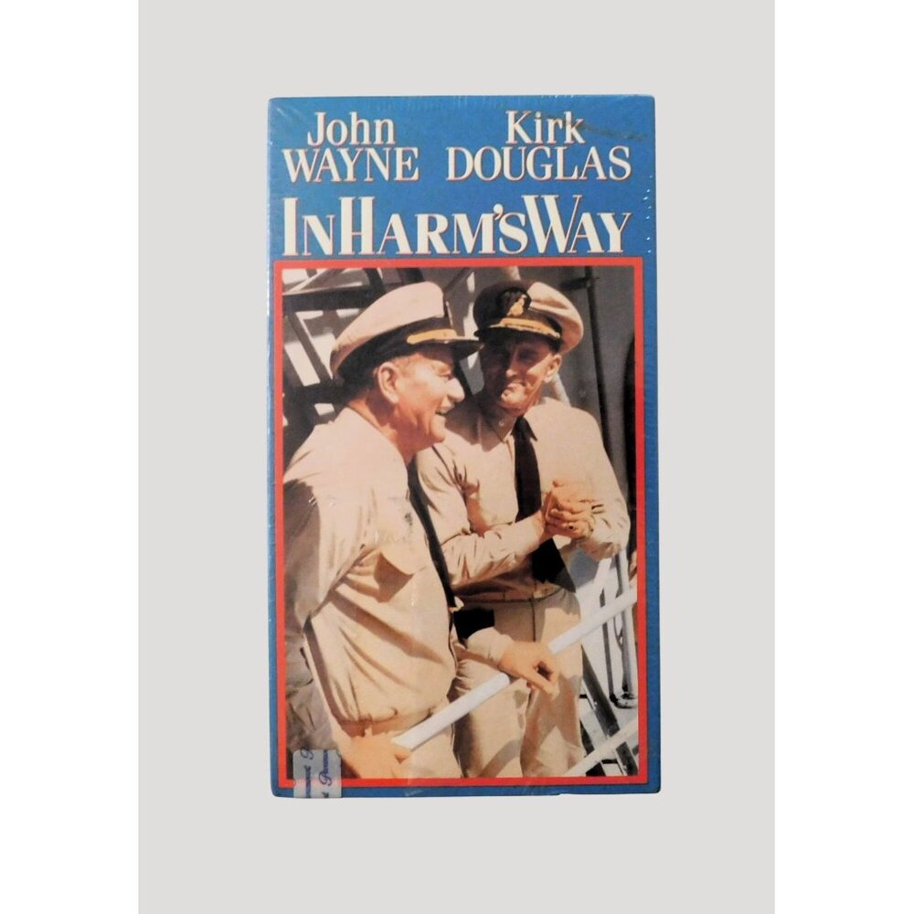 In Harm's Way John Wayne Kirk Douglas VHS Paramount 1965 Classic Sealed